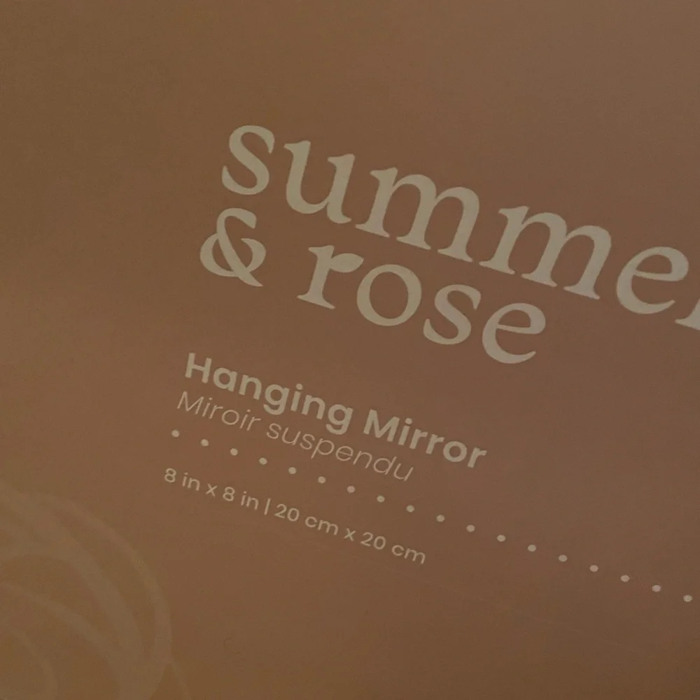 Summer & Rose hanging mirror